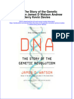 Download full chapter Dna The Story Of The Genetic Revolution James D Watson Andrew Berry Kevin Davies pdf docx