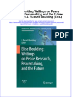 Download textbook Elise Boulding Writings On Peace Research Peacemaking And The Future 1St Edition J Russell Boulding Eds ebook all chapter pdf 