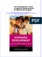 Download textbook Economic Development What Everyone Needs To Know Second Edition Marcelo M Giugale ebook all chapter pdf 