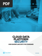 Cloud Data Platform Security How Snowflake Sets The Standard