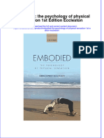 Textbook Embodied The Psychology of Physical Sensation 1St Edition Eccleston Ebook All Chapter PDF