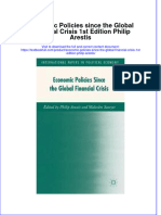 Download textbook Economic Policies Since The Global Financial Crisis 1St Edition Philip Arestis ebook all chapter pdf 