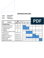 CRONOGRAMA DE OBRA