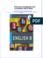 Textbook English B Course Companion 2Nd Edition Kawther Saad Aldin Ebook All Chapter PDF