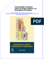PDF Environmentally Oriented Modernization of Power Boilers 1St Edition Marek Pronobis Ebook Full Chapter