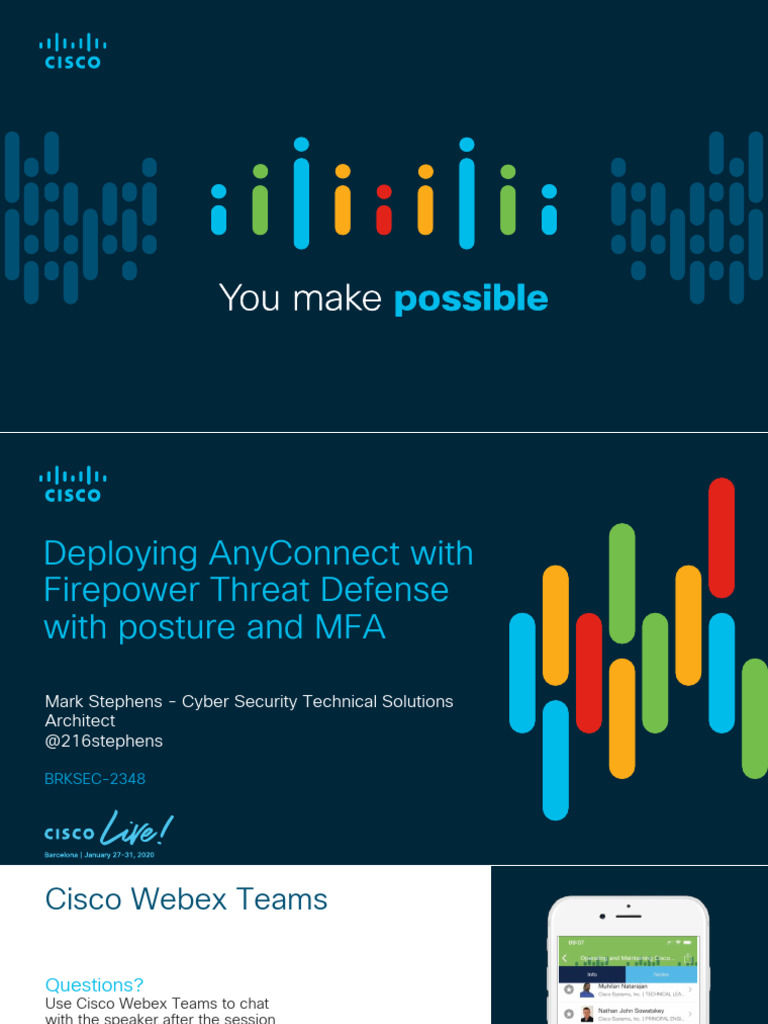 Deploying AnyConnect with FTD & MFA | PDF | Proxy Server | Virtual ...