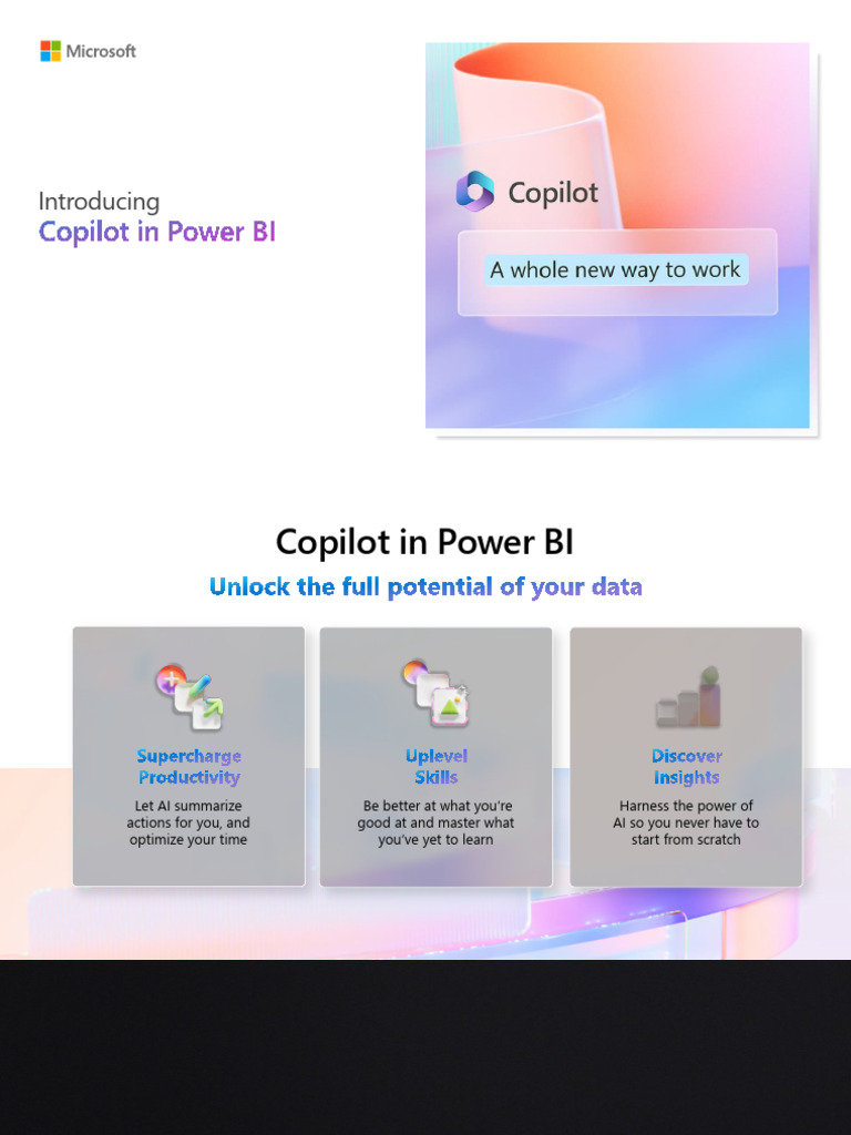 Power BI Copilot: AI-Driven Insights | PDF | Artificial Intelligence ...