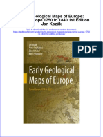 Download full chapter Early Geological Maps Of Europe Central Europe 1750 To 1840 1St Edition Jan Kozak pdf docx
