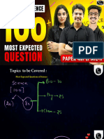 Class 10th Science _ Class Notes __ Most Expected Questions (Class 10th Board)