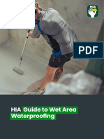 Guide To Wet Area Waterproofing
