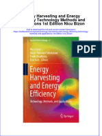 Textbook Energy Harvesting and Energy Efficiency Technology Methods and Applications 1St Edition Nicu Bizon Ebook All Chapter PDF