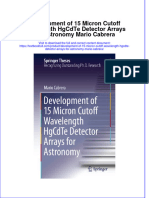 Full Chapter Development of 15 Micron Cutoff Wavelength Hgcdte Detector Arrays For Astronomy Mario Cabrera PDF