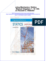 Textbook Engineering Mechanics Statics Solutions Manual Chapters 1 9 14Th Edition Russell C Hibbeler Ebook All Chapter PDF