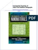 Download textbook Environmental Toxicity Of Nanomaterials First Edition Dasgupta ebook all chapter pdf 