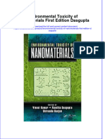 Textbook Environmental Toxicity of Nanomaterials First Edition Dasgupta Ebook All Chapter PDF