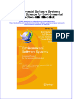 Textbook Environmental Software Systems Computer Science For Environmental Protection Jiri Hrebicek Ebook All Chapter PDF