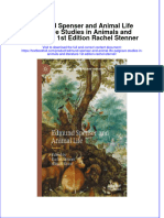Full Chapter Edmund Spenser and Animal Life Palgrave Studies in Animals and Literature 1St Edition Rachel Stenner PDF