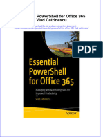 Download textbook Essential Powershell For Office 365 Vlad Catrinescu ebook all chapter pdf 