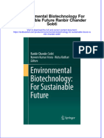 Textbook Environmental Biotechnology For Sustainable Future Ranbir Chander Sobti Ebook All Chapter PDF