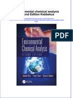 Download textbook Environmental Chemical Analysis Second Edition Kebbekus ebook all chapter pdf 