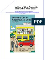 Download textbook Emergency Care Of Minor Trauma In Children 3Rd Edition Ffion Davies ebook all chapter pdf 