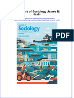Textbook Essentials of Sociology James M Heslin Ebook All Chapter PDF