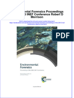 Textbook Environmental Forensics Proceedings of The 2013 Inef Conference Robert D Morrison Ebook All Chapter PDF