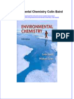 Textbook Environmental Chemistry Colin Baird Ebook All Chapter PDF