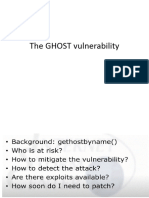 The GHOST Vulnerability Sidechain NameCoin