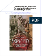 Textbook Emigration and The Sea An Alternative History of Portugal and The Portuguese 1St Edition Malyn Newitt Ebook All Chapter PDF