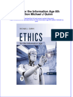 Download pdf Ethics For The Information Age 8Th Edition Michael J Quinn ebook full chapter 