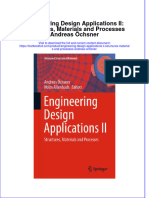 Download pdf Engineering Design Applications Ii Structures Materials And Processes Andreas Ochsner ebook full chapter 