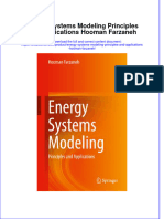 PDF Energy Systems Modeling Principles and Applications Hooman Farzaneh Ebook Full Chapter