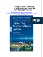 PDF Engineering Adaptive Software Systems Communications of Nii Shonan Meetings Yijun Yu Ebook Full Chapter