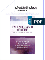 Download textbook Evidence Based Medicine How To Practice And Teach Ebm Sharon E Straus Et Al ebook all chapter pdf 