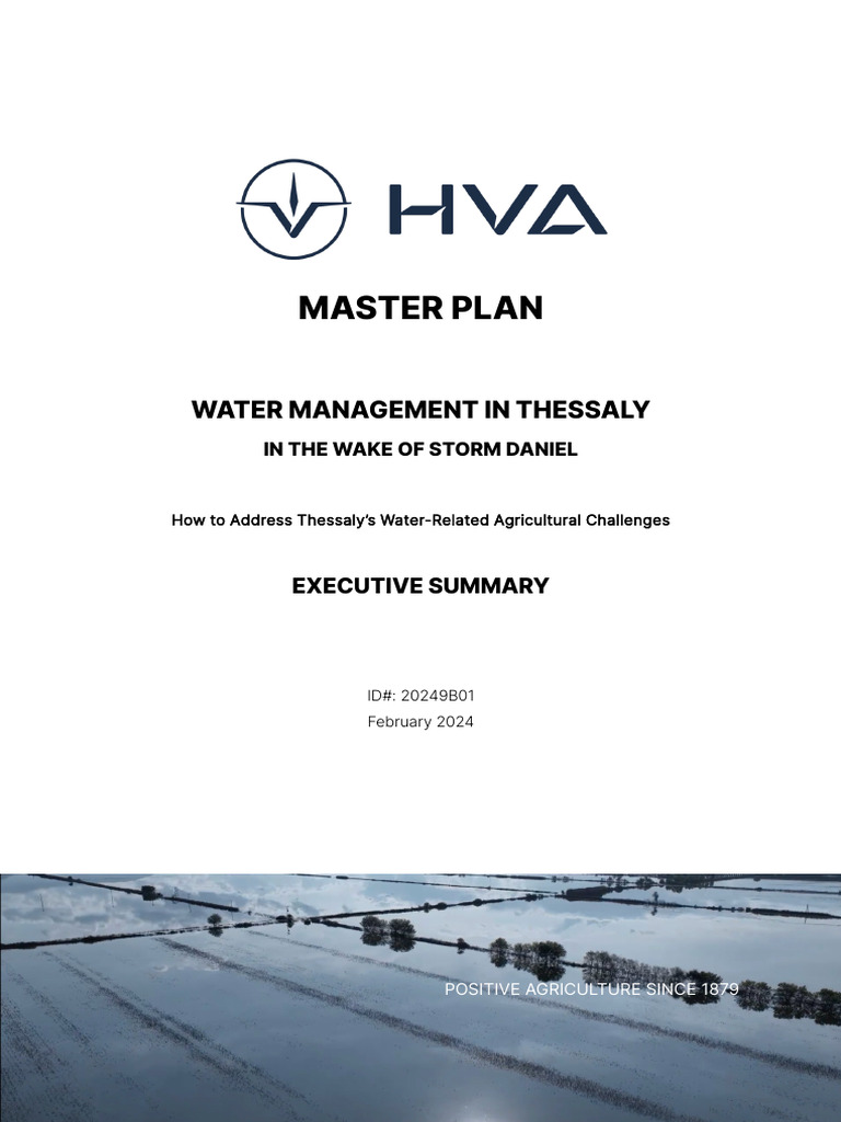 Hva Master Plan Executive Summary Pdf Groundwater Flood