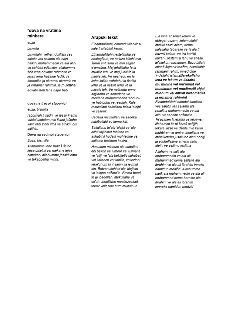 Hutba | PDF