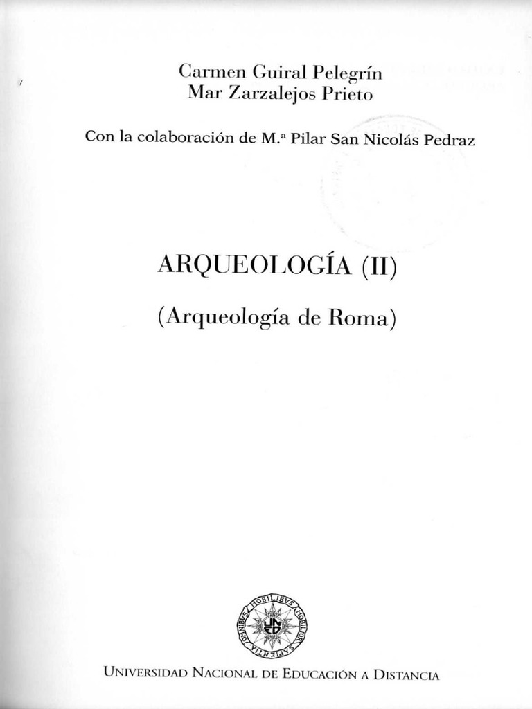 Arqueologia Ii Roma Uned Pdf