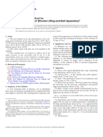 ASTM D 36 - 06 Standard Test Method For Softening Point of Bitumen (Ring-and-Ball Apparatus)