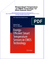 Textbook Energy Efficient Smart Temperature Sensors in Cmos Technology 1St Edition Kamran Souri Ebook All Chapter PDF