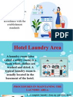 Q3. Follow Standard Operating Procedures in Keeping Laundry Area Clean in Accordance With the Establishment Standards 2