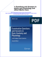 Download textbook Examination Questions And Answers In Basic Anatomy And Physiology 2Nd Edition Martin Caon ebook all chapter pdf 