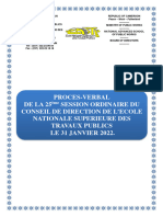 Document 26e Session Conseil de Direction