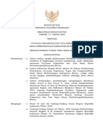 PERBUP NOMOR 14 TAHUN 2022 SUSUNAN ORGANISASI DAN TATA KERJA DINAS PERHUBUNGAN  KABUPATEN  BUTON