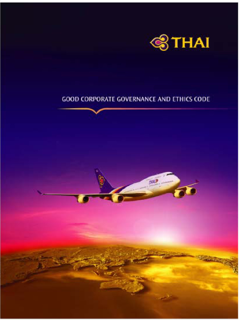 Ethics code of thai airways pdf governance corporate governance