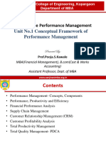 Unit No 1 - Conceptual Framwork of Performance Management