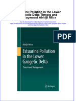 Download textbook Estuarine Pollution In The Lower Gangetic Delta Threats And Management Abhijit Mitra ebook all chapter pdf 