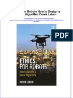 Textbook Ethics For Robots How To Design A Moral Algorithm Derek Leben Ebook All Chapter PDF
