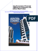 Textbook Engineering Economics Financial Decision Making For Engineers 5Th Edition Niall Fraser Ebook All Chapter PDF