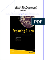 PDF Exploring C20 The Programmers Introduction To C 3Rd Edition Ray Lischner 2 Ebook Full Chapter